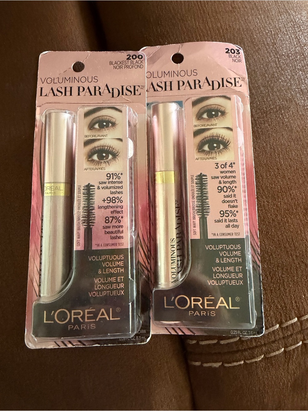 L'Oreal Voluminous Lash Paradise Mascara - Pink & Gold Packaging